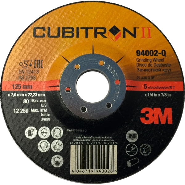 Disco abrasivo per sgrossatura CUBITRON II CUT AND GRIND